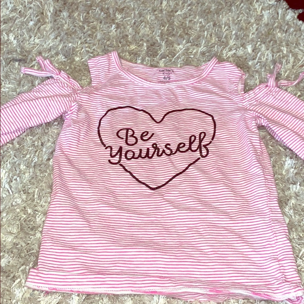 Girls Cut Out Long Sleeve Top